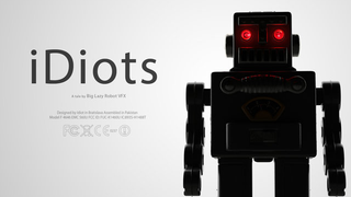 Tin robots can't stop buying smartphones in this satirical short film